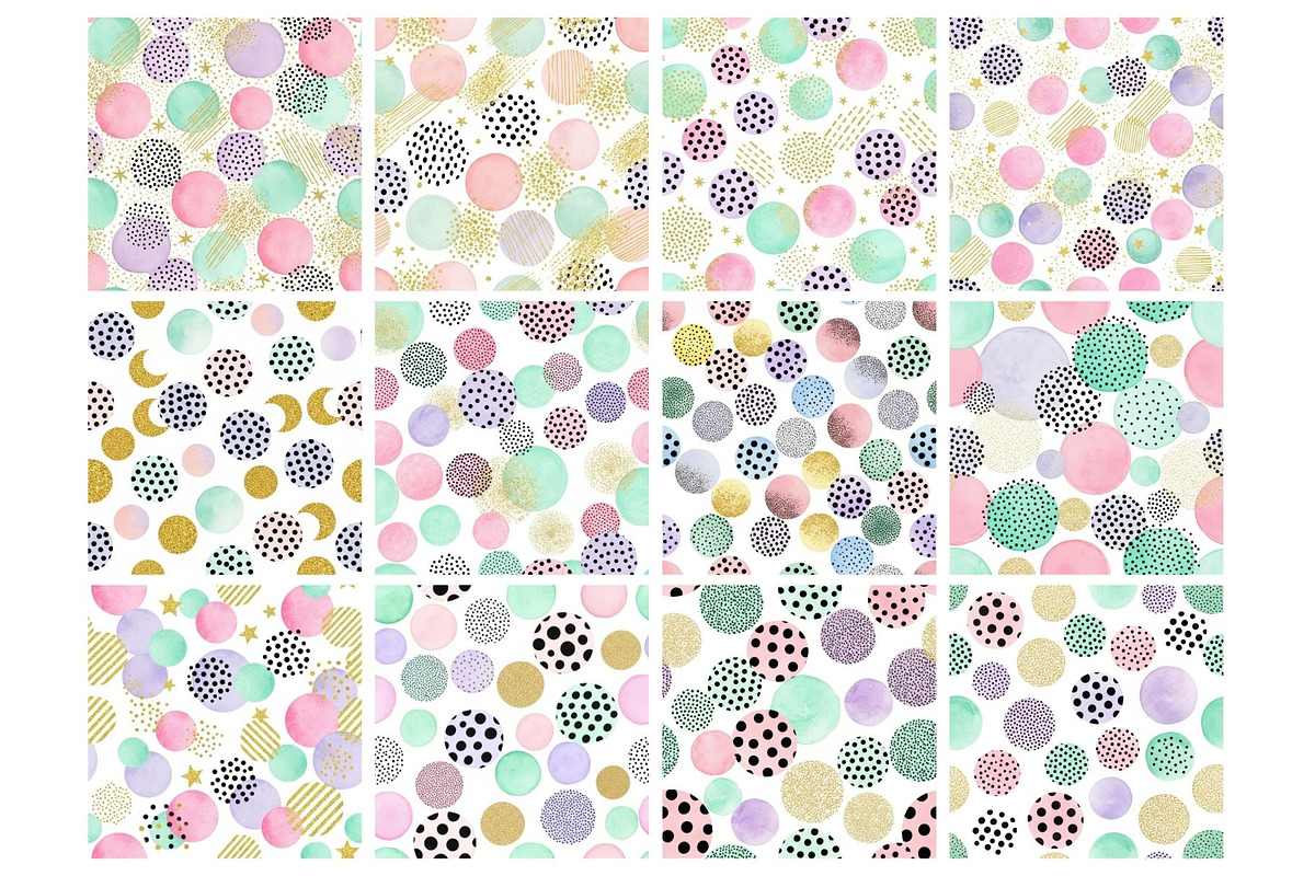 Fun Polka Dot, an Illustration by Mashimara (Photo 2 of 4)