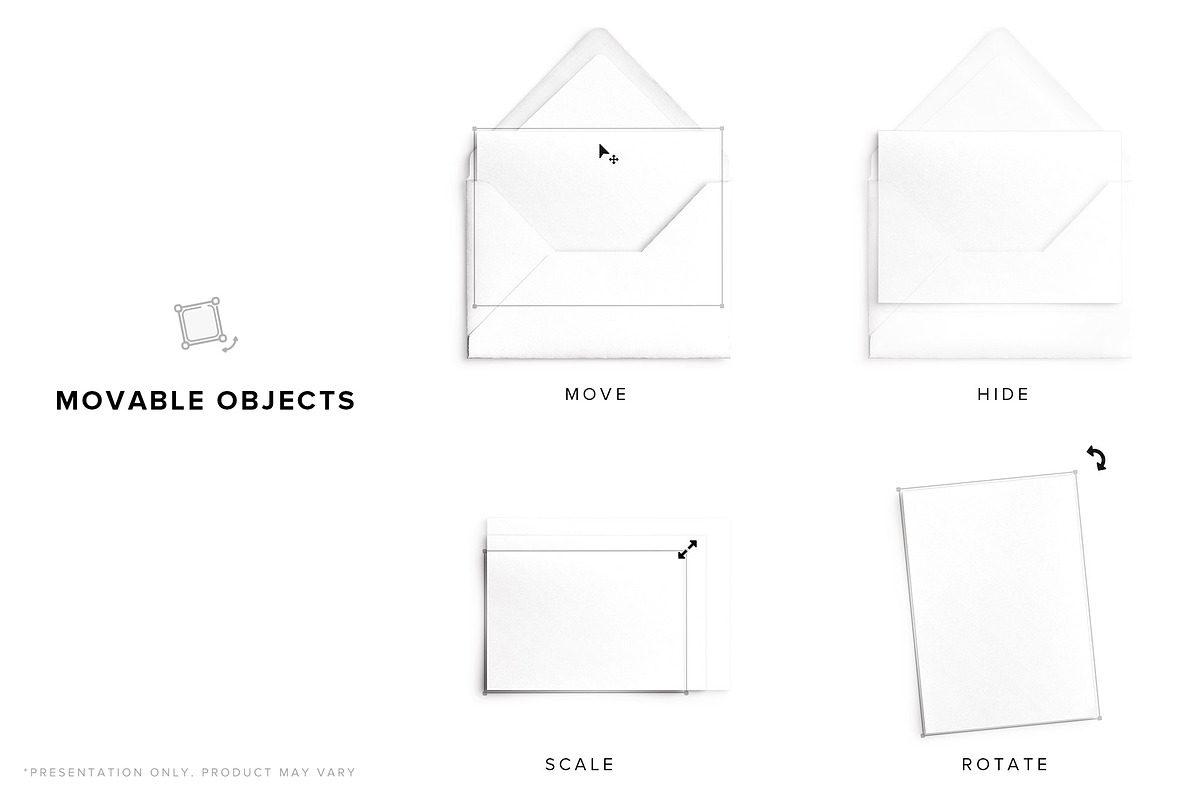 Wedding Invitation Suite Mockup, a Print Template by Custom Scene (Photo 5 of 7)