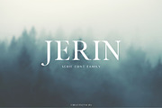 Jerin Serif Font Famiy, a Serif Font by Creativetacos (Thumbnail 1 of 5)