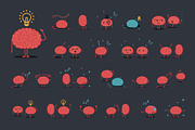 Brain character big set, a Person Illustration by Beatriz Gascón (Thumbnail 1 of 4)