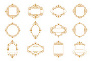 30 Damask  pattern frames 02, an Illustration by Bloom21Art (Thumbnail 6 of 7)