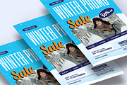 Blue Winter Sale Flyer, a Flyer Template by SquidPixey (Thumbnail 6 of 6)