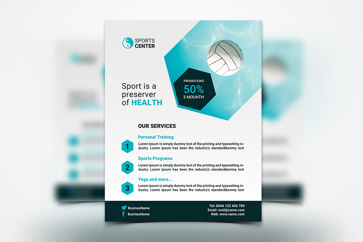 TOP 100 PREMIUM Flyers Templates, a Flyer Template by UNIK Agency (Photo 75 of 82)