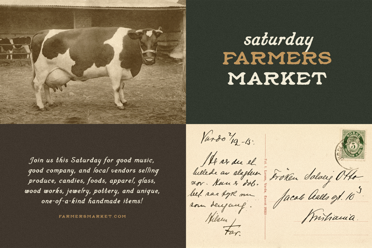 Silverado, a Slab Serif Font by Bruised Goods