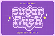 Sugar Flush – Reverse Contrast, a Sans Serif Font by Almarkhatype (Thumbnail 1 of 11)