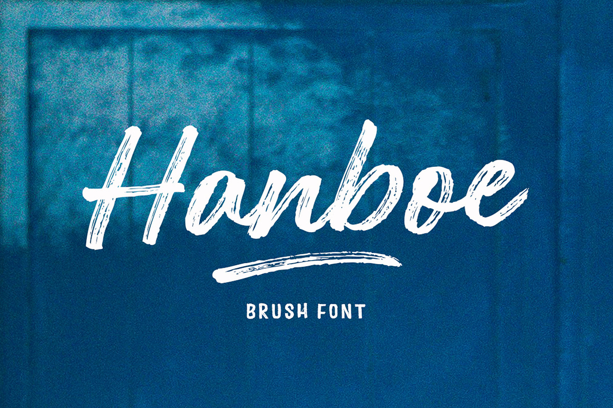 Hanboe Brush, a Script Font by Stripes Studio (Photo 1 of 5)