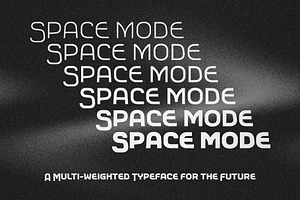 Space Mode Typeface