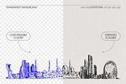 United Arab Emirates Skylines, a Work Illustration by TheMountBirdStudio (Thumbnail 2 of 9)