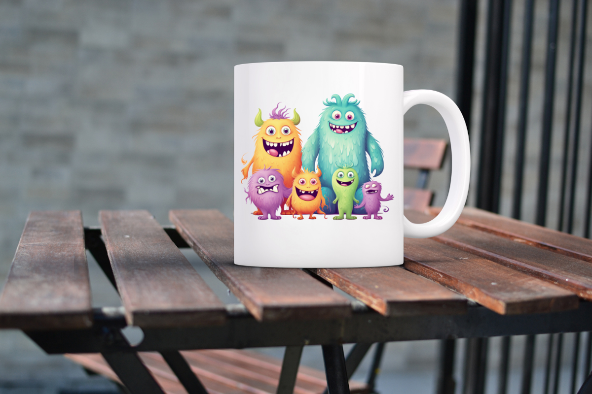 Cute Monster Family Watercolor Clipa, an Object Graphic by Regulrcrative (Photo 4 of 11)