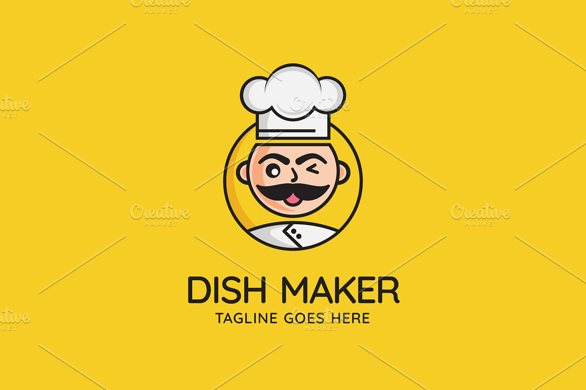 Dish Maker Logo - Chef Logo, a Branding & Logo Template by Creattlle (Photo 1 of 4)