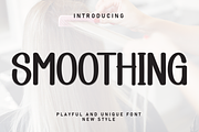 Smoothing | Script Font, a Script Font by Scratchones (Thumbnail 1 of 8)