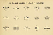 The Retro Brand Font Bundle, a Sans Serif Font by Bart Wesolek (Thumbnail 2 of 14)