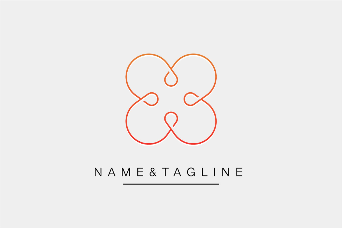 Elegant leaves monogram template, a Branding & Logo Template by WORAKAMON Design Studio (Photo 2 of 5)