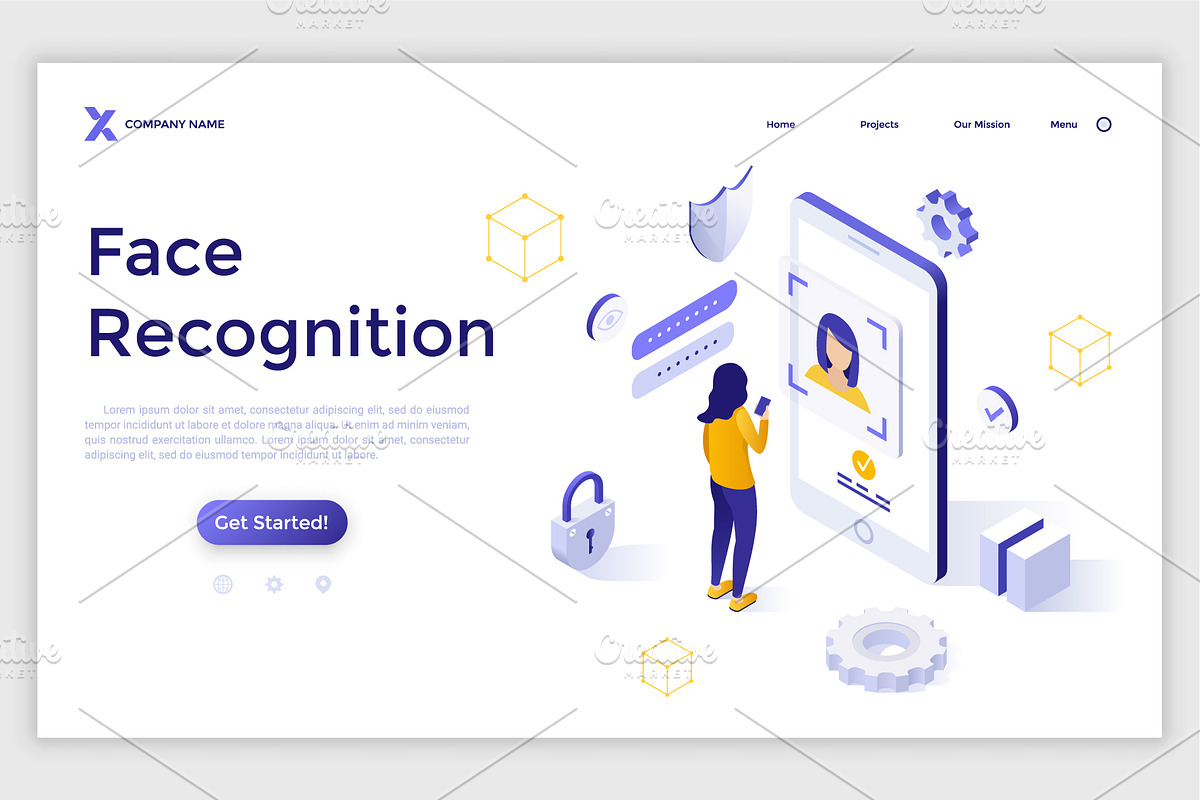 Isometric Solutions Mini. Part 11, a Templates & Theme by Andrew Kras Design (Photo 3 of 12)