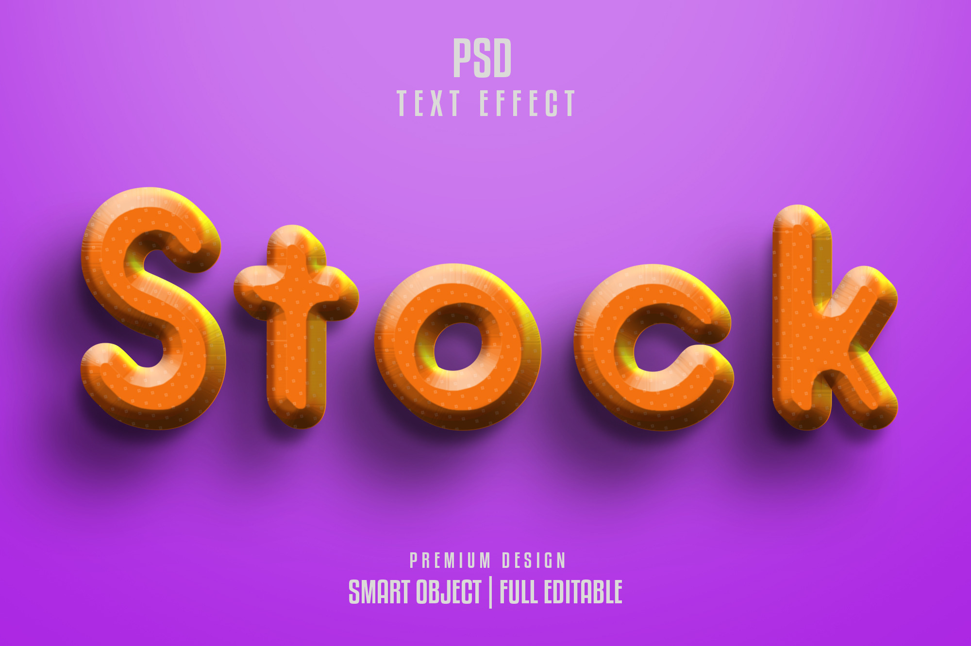 Stock Text Effect, a Layer Style Add-On by himelgfx