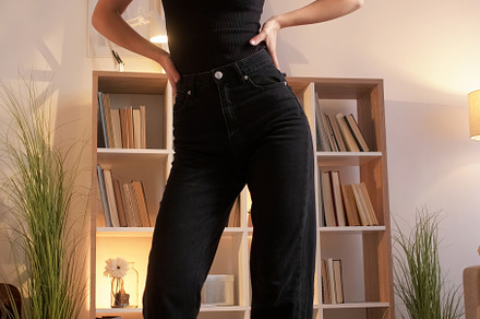 Home portrait calm dancing relaxed girl leisure, a Person Photo by Photo Drive Studio
