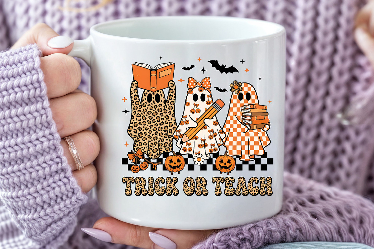 Trick or Teach Halloween PNG, a Seasonal Illustration by Rose Art (Photo 5 of 5)