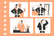 Morning Routine LGBTQ Men, a Person Illustration by YuskinKot (Thumbnail 6 of 8)