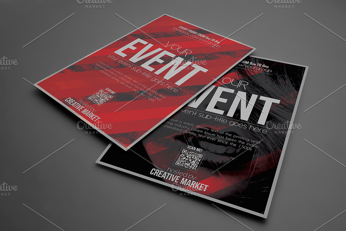 Devil Red Flyer Template, a Flyer Template by Tzochko (Photo 2 of 5)