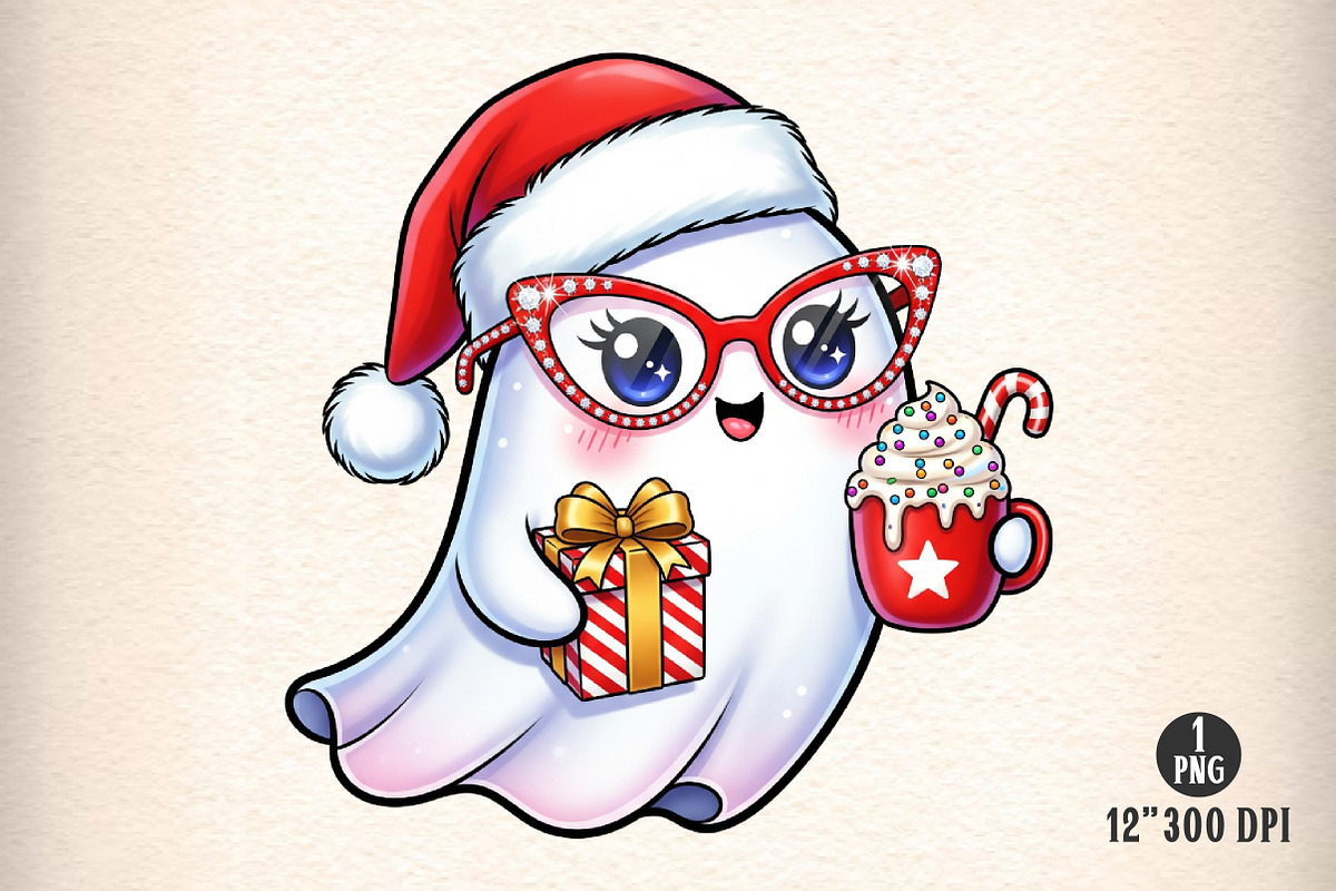 Christmas PNG, Ghost Png, an Illustration by Dream Creation (Photo 1 of 5)