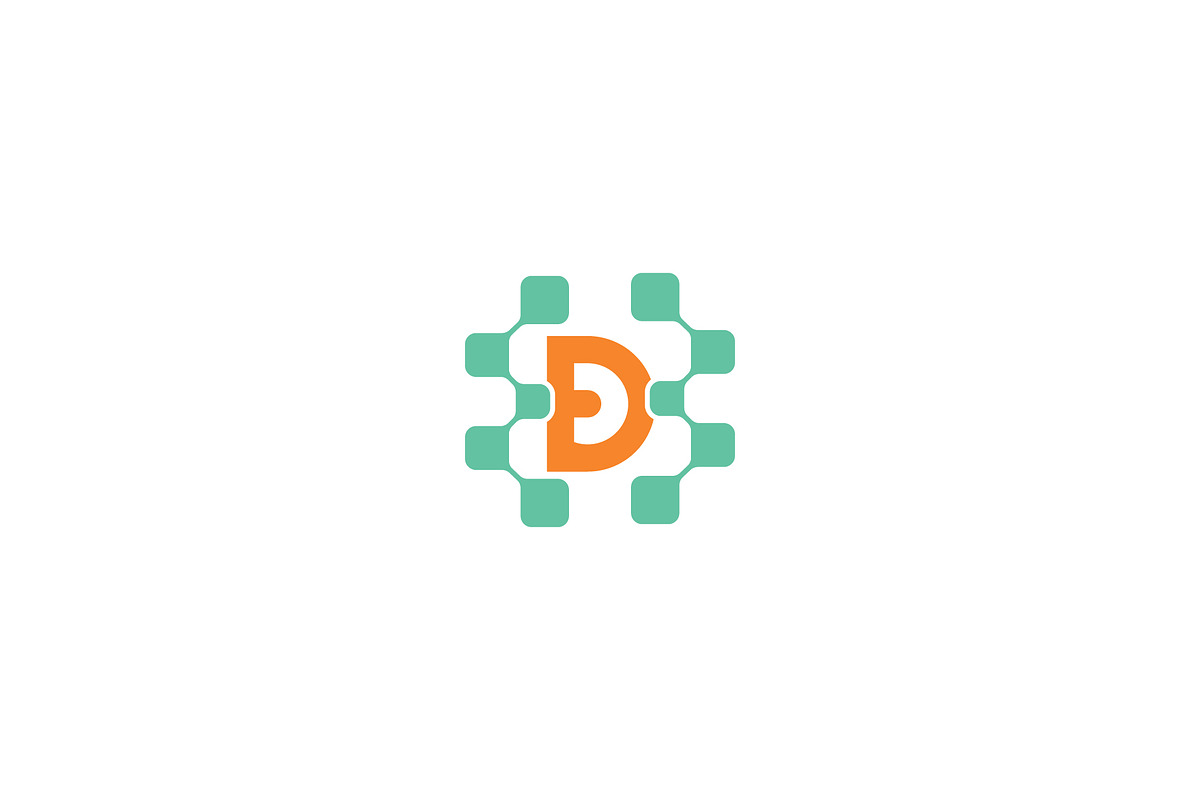 Digital Data Letter D Logo, a Branding & Logo Template by Abir Hossain Waffi (Photo 1 of 4)
