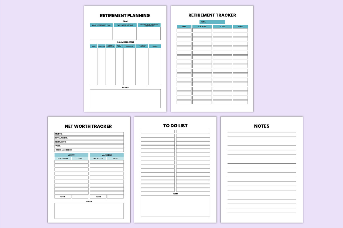 2025 Budget Planner For Canva, a Stationery Template by Shumaya (Photo 6 of 6)