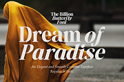 The Billion Butterfly Serif, a Serif Font by zeenesia (Thumbnail 12 of 19)