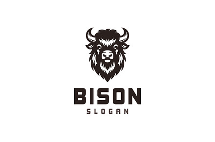 Bison Logo, a Branding & Logo Template by Pixes