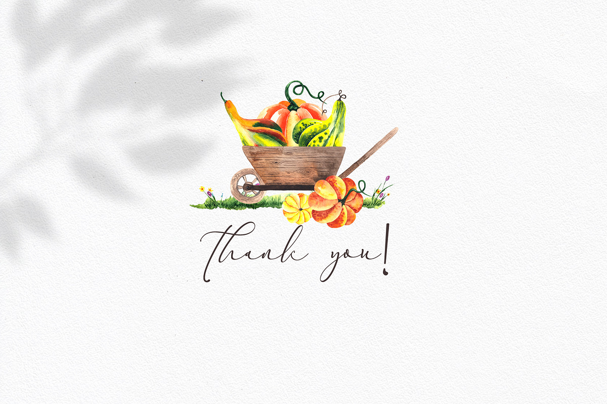 Watercolor Autumn Harvest, an Object Graphic by Ana-Sakuta (Photo 17 of 17)