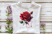 I Love Halloween PNG Roses PNG, an Illustration by DreamCafeArt (Thumbnail 4 of 7)