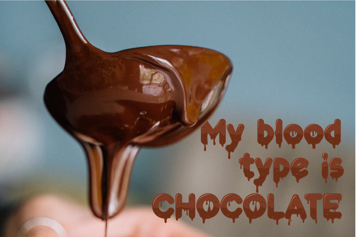 Melted Drop – Melting Color Font, a Handwritten Font by Rashdrawn (Photo 7 of 8)