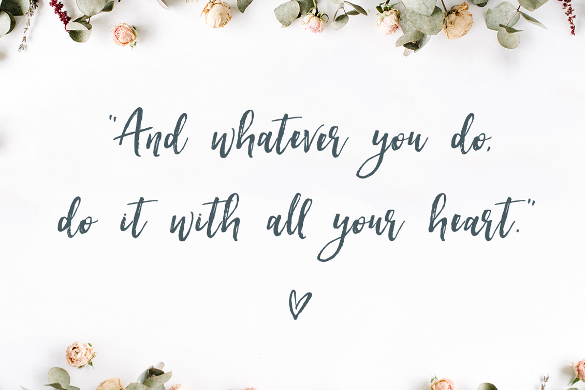 Hartley Font, a Script Font by Angie Makes (Photo 12 of 12)