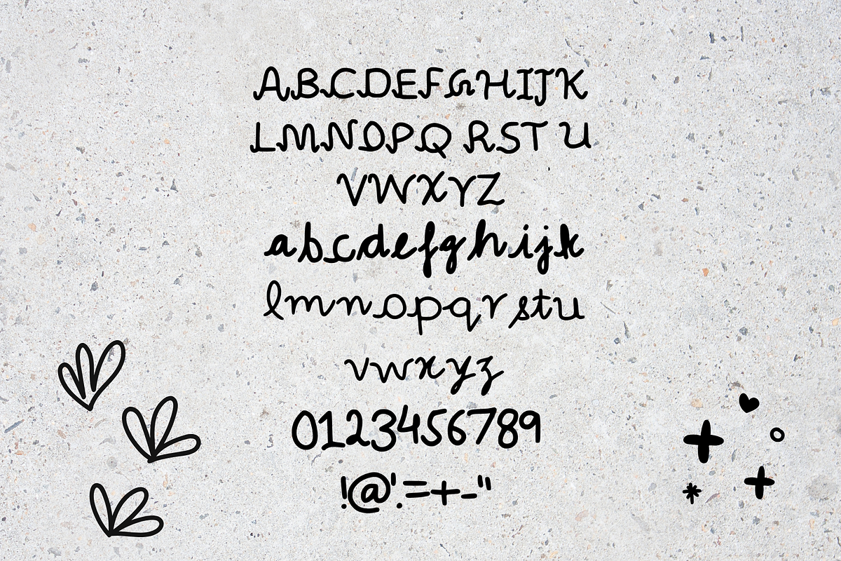 Handwritten Handdrawn Curve Font, a Font by The WYLD Tribe (Photo 2 of 3)