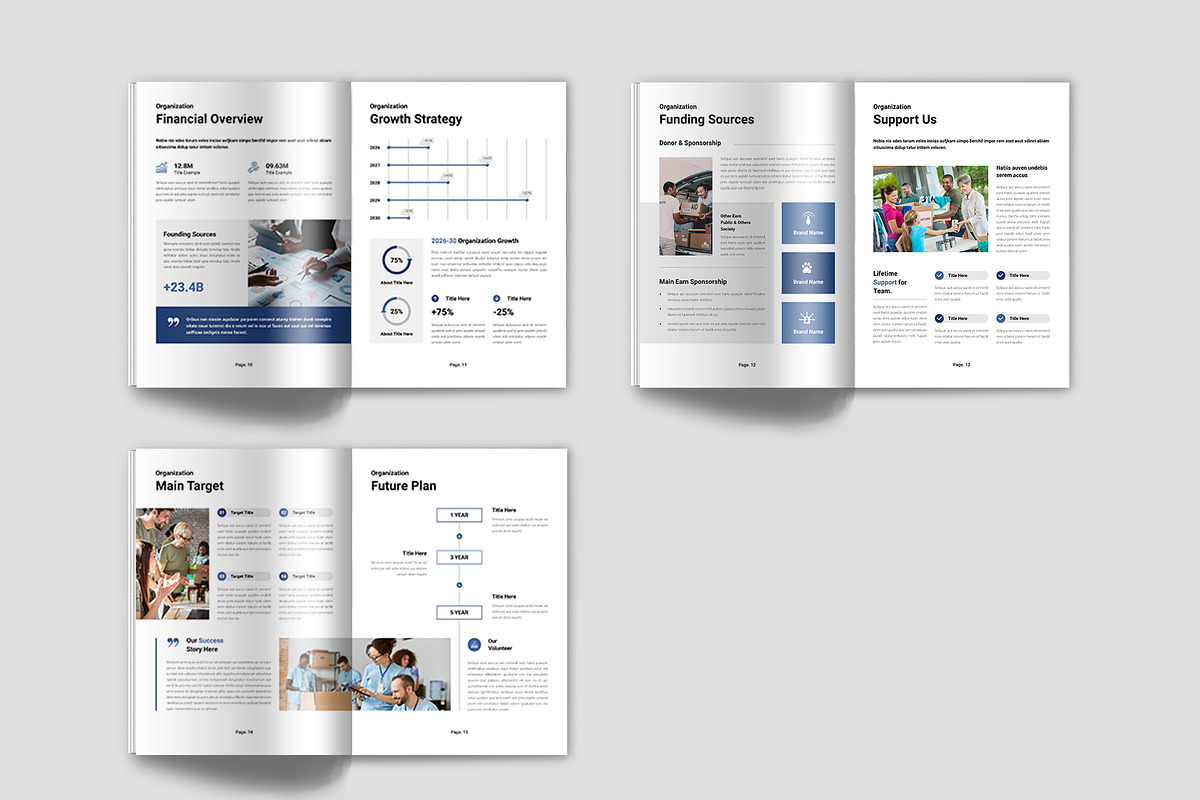 Nonprofit Organization Brochure, a Brochure Template by Spark_Creative (Photo 11 of 12)