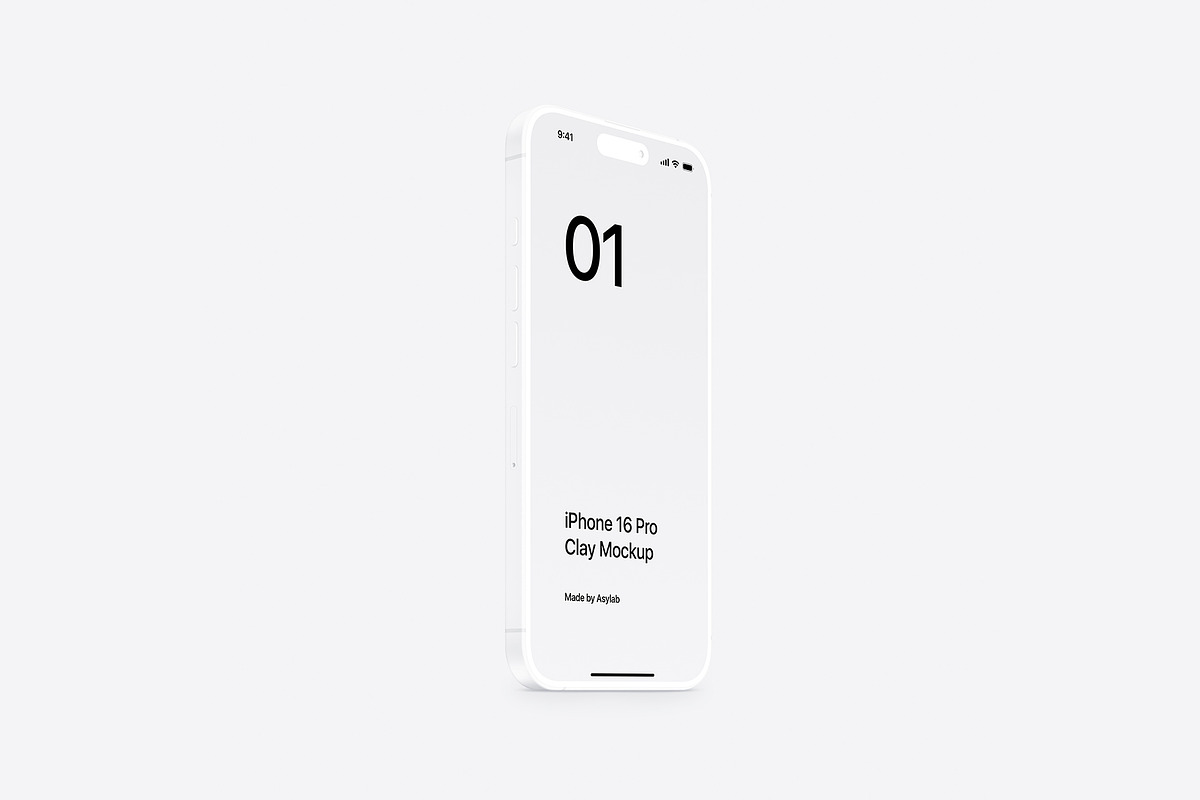 iPhone 16 Pro Clay - 24 Mockups, an iPhone Mockup by Asylab (Photo 38 of 58)