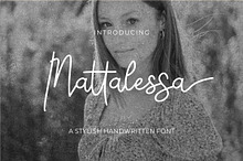 Mattalessa Signature Business Font