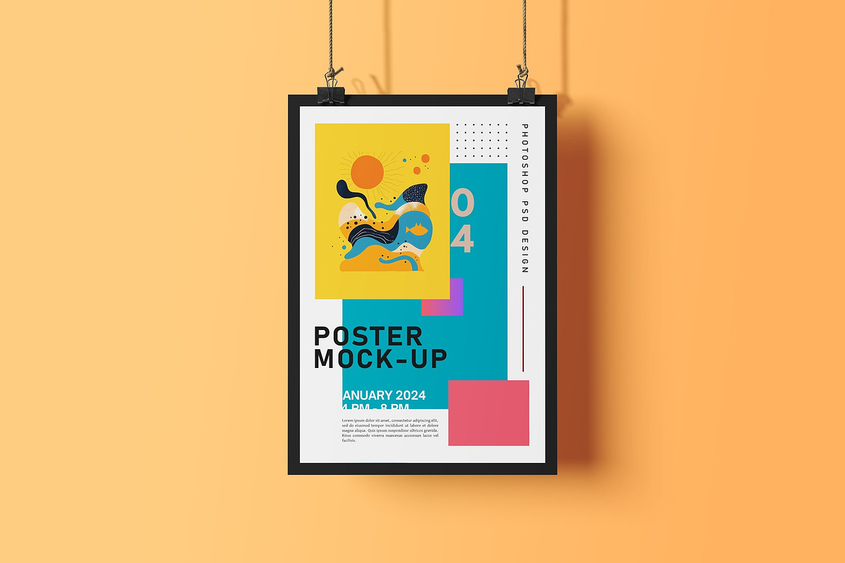 Poster Mockup, a Product Mockup by Sweetdady (Photo 2 of 4)