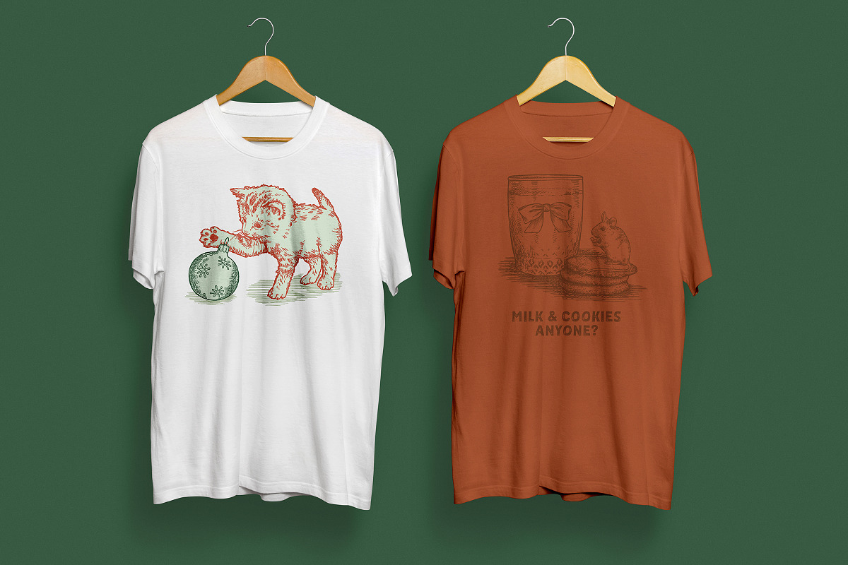Vector Holiday Critters Set + Bonus, an Animal Illustration by Well Rock Designs (Photo 7 of 8)