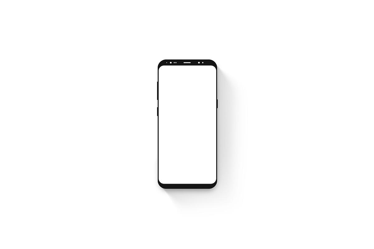 20 Minimalist & Flat Devices Mockups, an iPhone Mockup by Asylab (Photo 93 of 97)