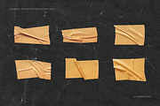 Orange Textured Packaging Torn Tapes, a Texture Graphic by Ksuview (Thumbnail 9 of 12)