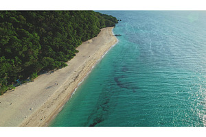 Tropical beach meeting turquoise, a Nature Photo by Goinyk