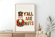 Glitter Y’all Are Nuts Nutcracker, an Illustration by SinaCreation (Thumbnail 2 of 7)