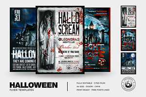 Halloween Flyer Bundle V6