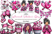 Whimsical Valentine’s Day Clipart, an Illustration by DreamCafeArt (Thumbnail 1 of 6)