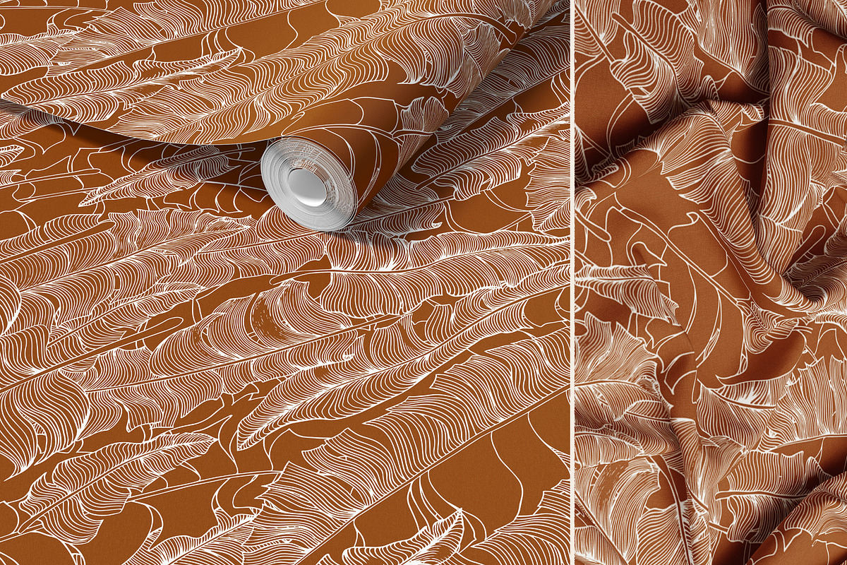 Tropical abstract leaves, a Decorative Illustration by Jeanna Draw (Photo 4 of 15)