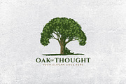 Oak of Thought Logo Template, a Branding & Logo Template by Maximum Designstudio (Thumbnail 1 of 3)