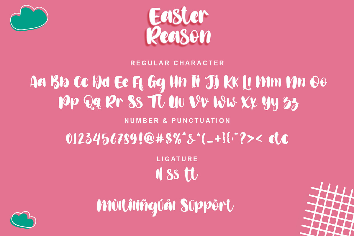 Easter Risen, a Script Font by Letterara (Photo 5 of 6)