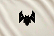 Geometric Bat Silhouette, an Animal Illustration by Vectorium Studio (Thumbnail 3 of 4)
