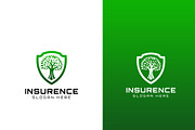 Green Tree Insurance Logo Design, a Branding & Logo Template by HueNestify (Thumbnail 2 of 3)