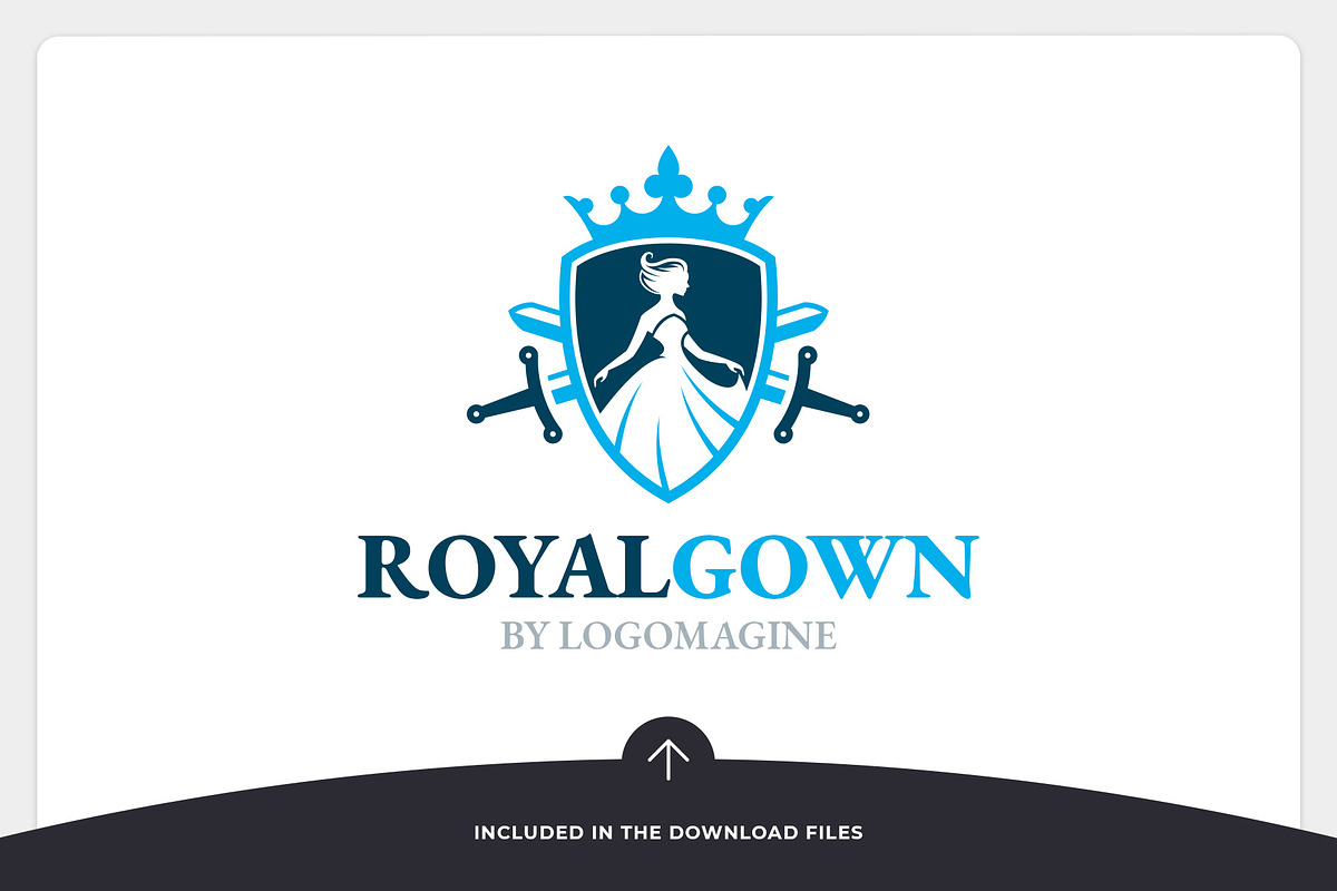 Royal Gown Logo Template, a Branding & Logo Template by LOGOMAGINE (Photo 7 of 16)